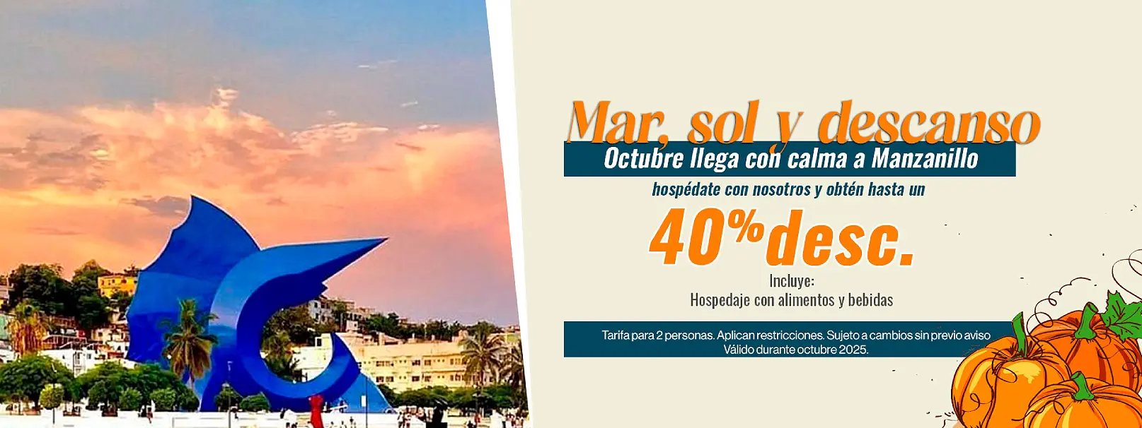 Oferta especial hospedaje Hotel Marina Puerto Dorado, Hotel en Manzanillo Colima