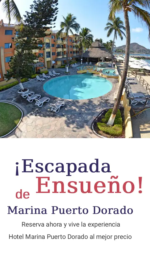 Oferta especial hospedaje Hotel Marina Puerto Dorado, Hotel en Manzanillo Colima